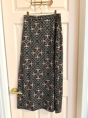 Tribal print dynamite maxi skirt